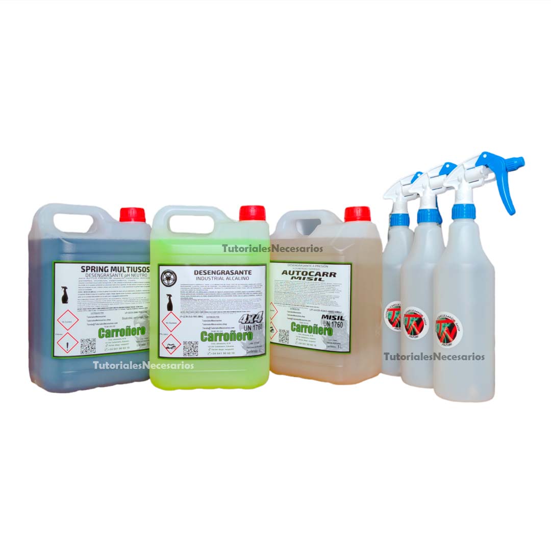 CARROÑERO LOTE 2: Misil, Spring, 4x4 (3 Uds/5L) + REGALO