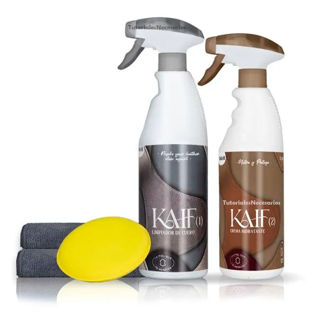 Kit Limpieza y Nutrición de Cuero Kaif Sisbrill