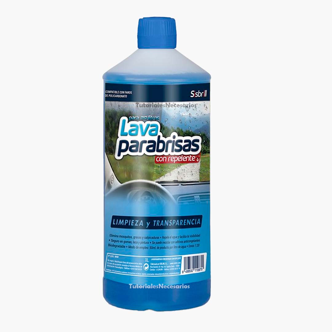 lavaparabrisas lava parabrisas sisbrill concentrado repelente