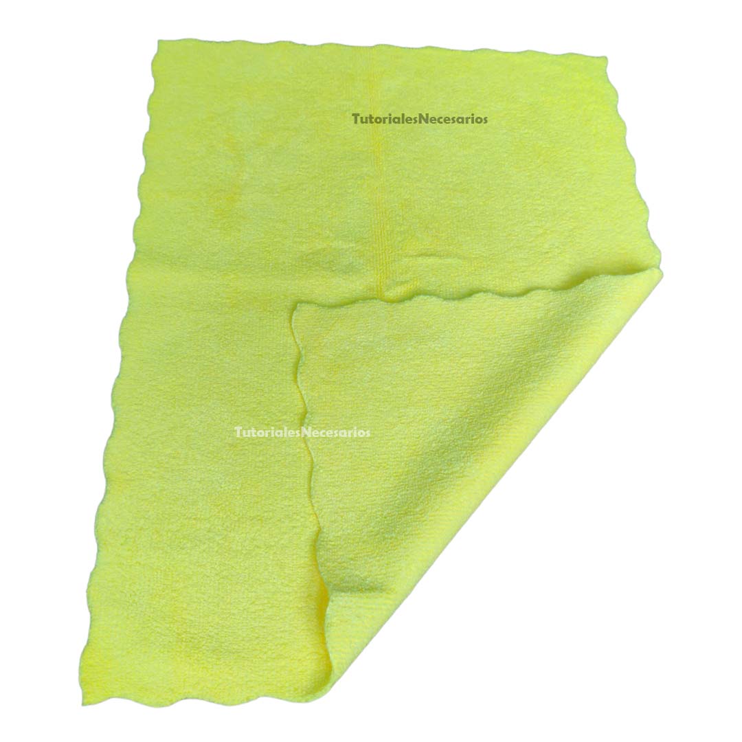 microfibra sin costuras amarilla bayeta