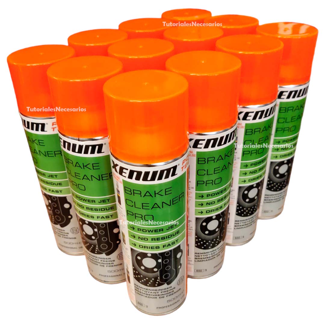 pack 12 limpiafrenos xenum brake cleaner