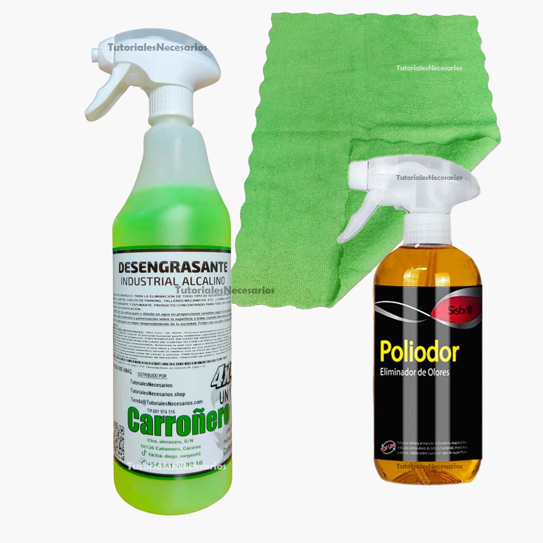 pack eliminador olores neutraliza 4x4 carroñero poliodor sisbrill
