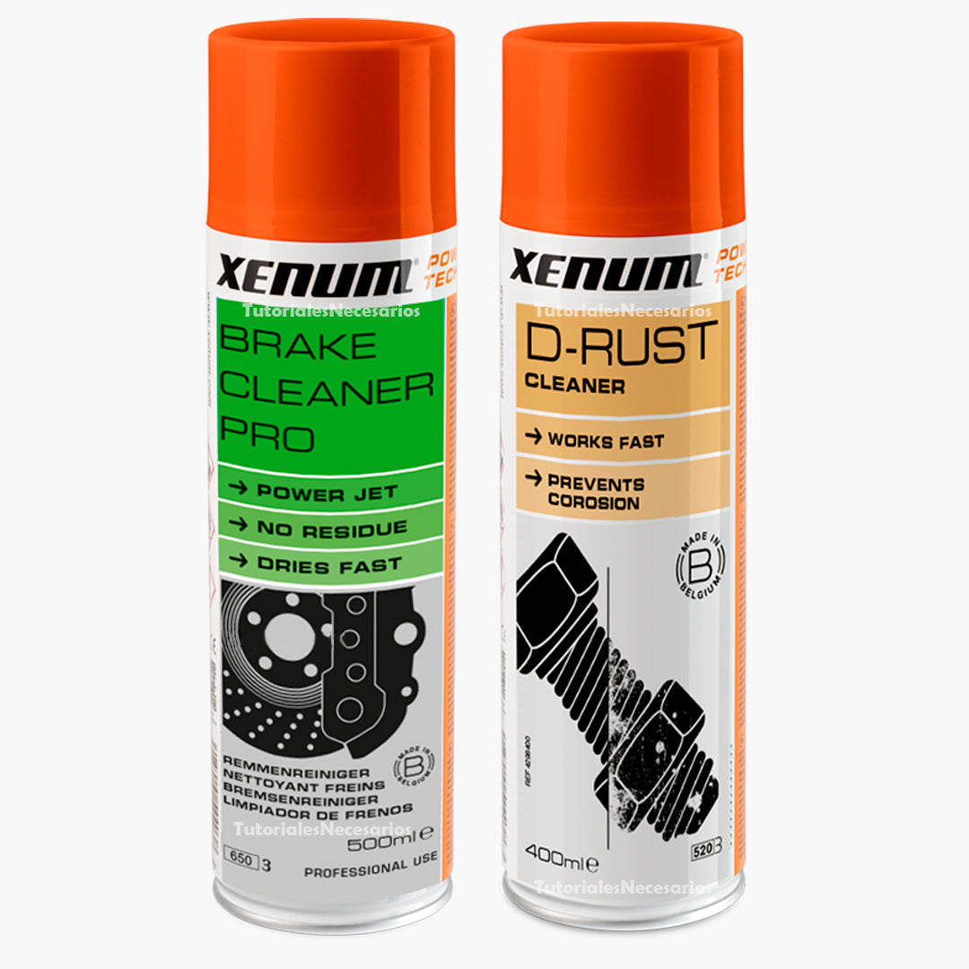 pack aflojatodo xenum brake cleaner d-rust