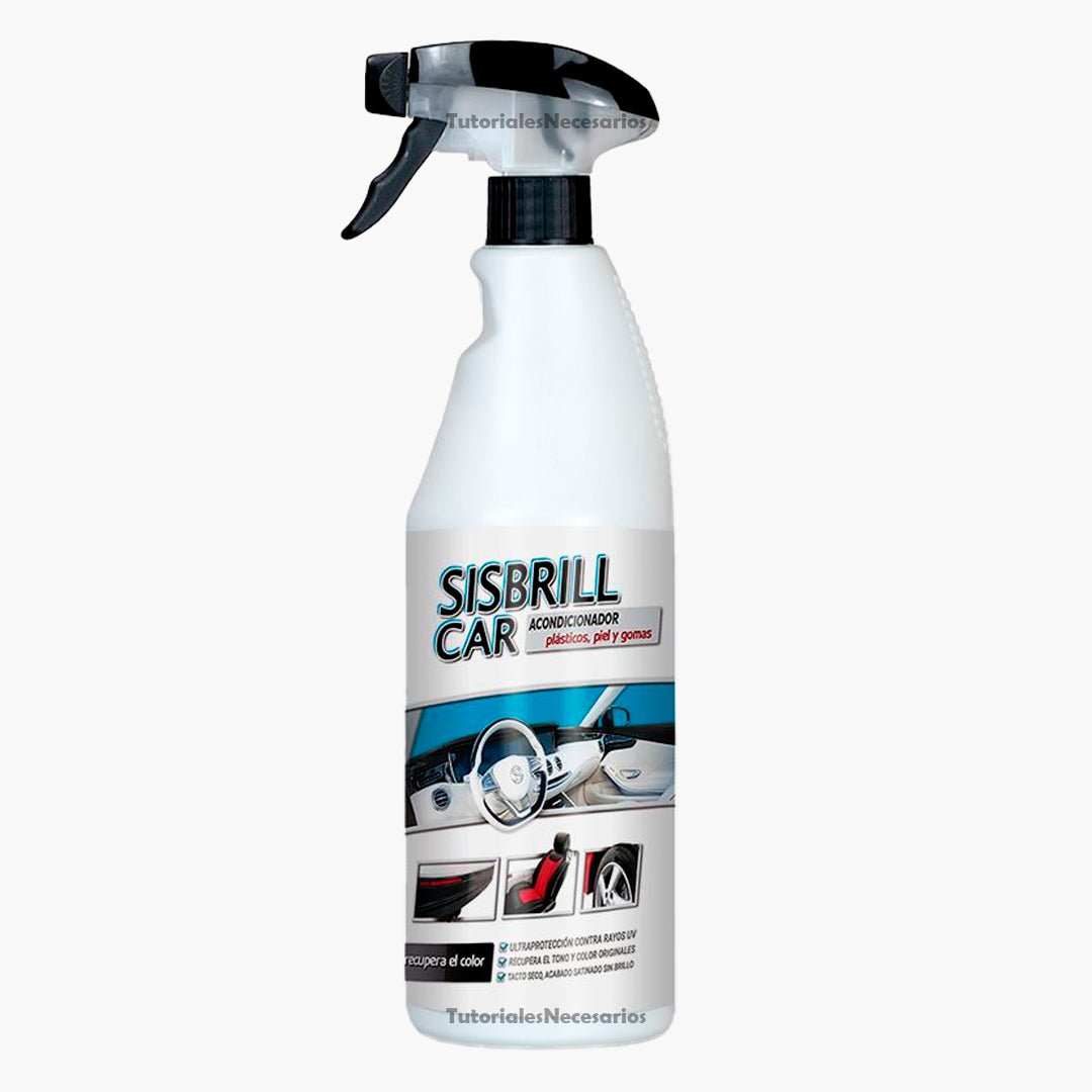 sisbrill car acondicionador plasticos piel gomas