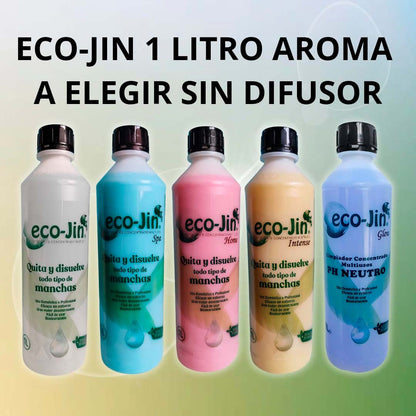 Eco-Jin 1 Litro Concentrado Aroma a elegir SIN DIFUSOR
