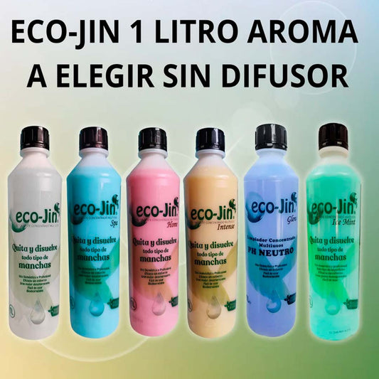 Eco-Jin 1 Litro Concentrado Aroma a elegir SIN DIFUSOR
