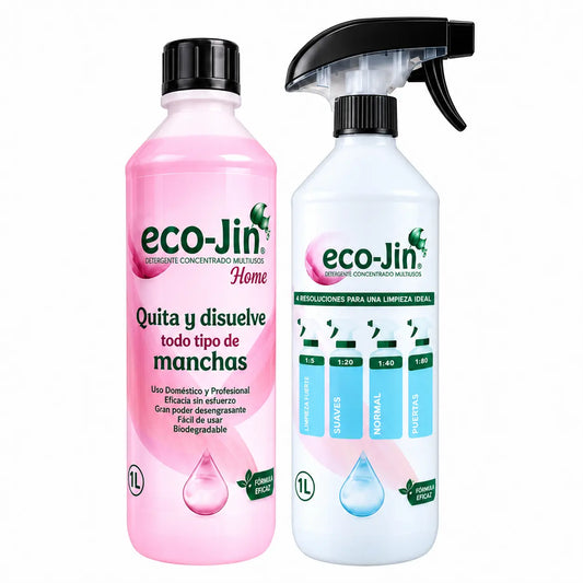 Eco-Jin Home 1 litro, limpiador multiusos concentrado biodegradable