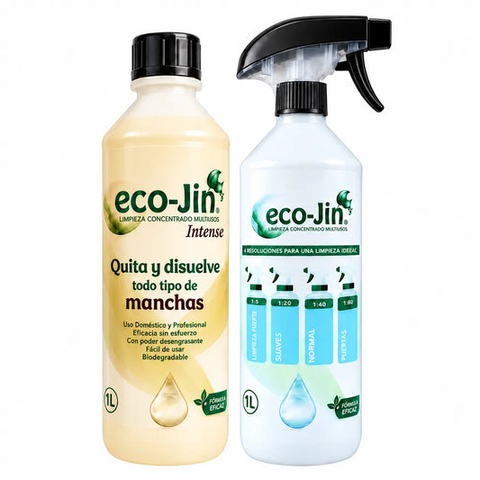 Eco-Jin Intense 1 litro, limpiador multiusos concentrado biodegradable