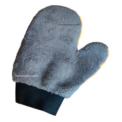 guante microfibra lavado coche detailing