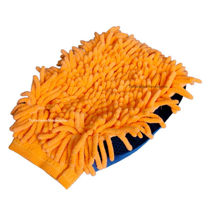 guante microfibra chenilla limpieza coche