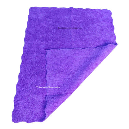 microfibra sin costuras morada bayeta