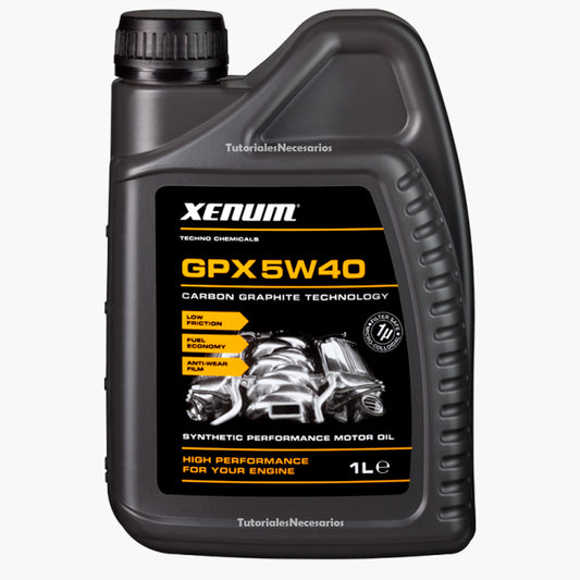aceite gpx 5w40 grafito xenum